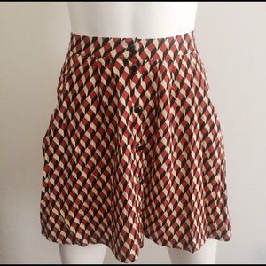 Button down skirt with pockets